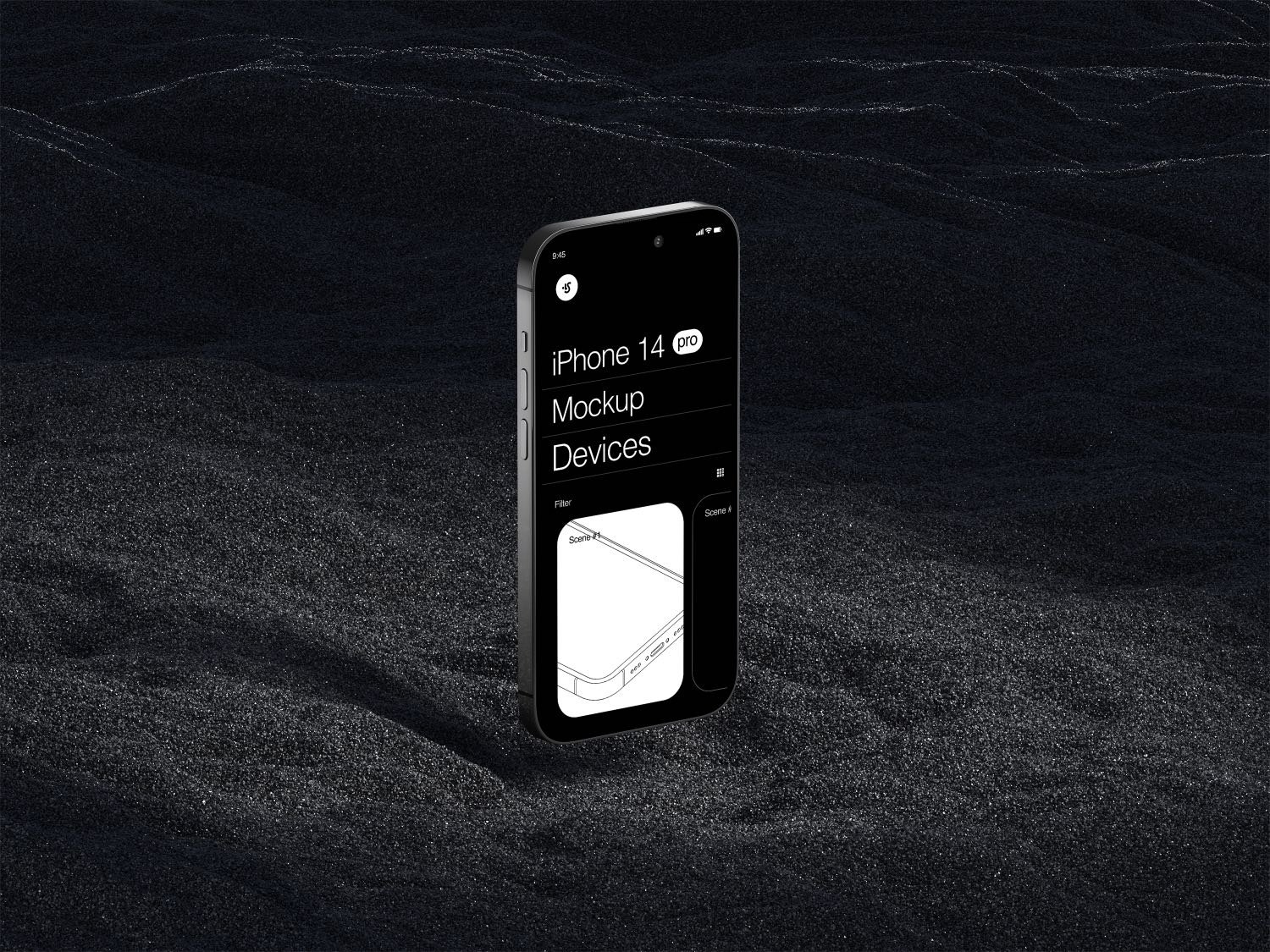 F-Mockups: iPhone 14 Pro Mockups in stylish environment