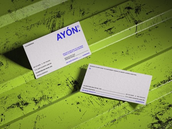 Business Cards Stylish business cards mockups