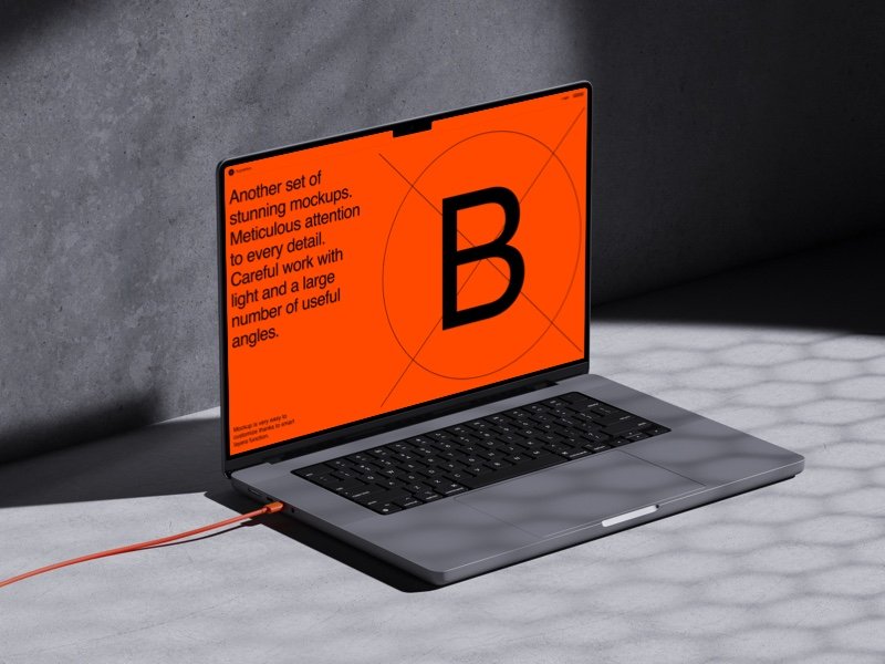 B-Mockups: MacBook Pro Mockups in stylish environment