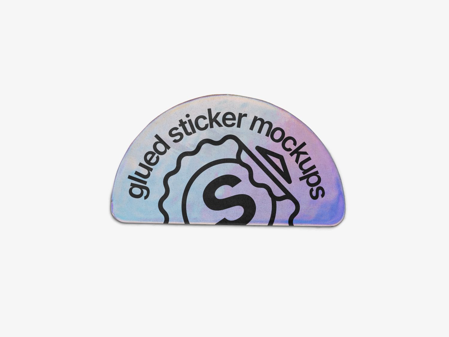 Holographic Sticker Mockups 40 high-resolution holographic sticker mockups
