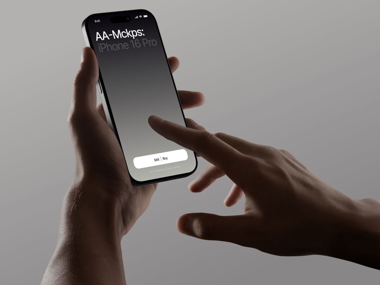 AA-Mockups: iPhone 16 Pro Premium collection of high-resolution mockups
