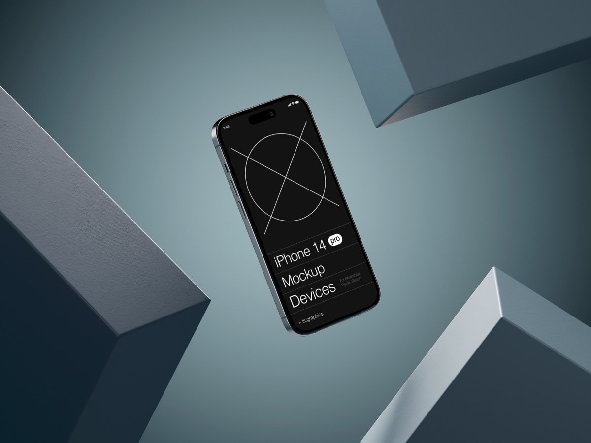 A-Mockups: iPhone 14 Pro Mockups in stylish environment