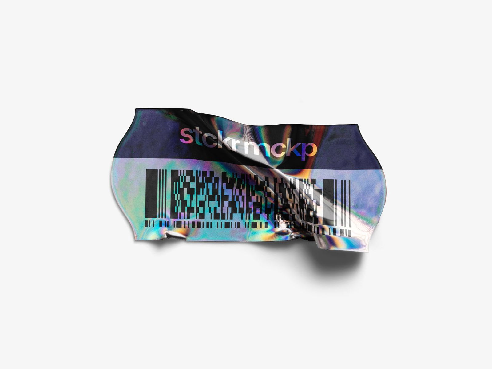 Holographic Sticker Mockups 40 high-resolution holographic sticker mockups